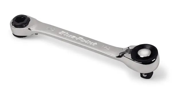 1/4" Drive 4" Mini Ratchet and 1/4" Ratcheting Bit Driver Combination Wrench (Blue-Point®)